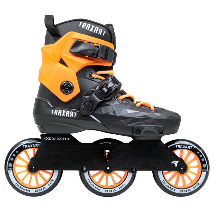 Patins Custom Personalizado Preto e Laranja