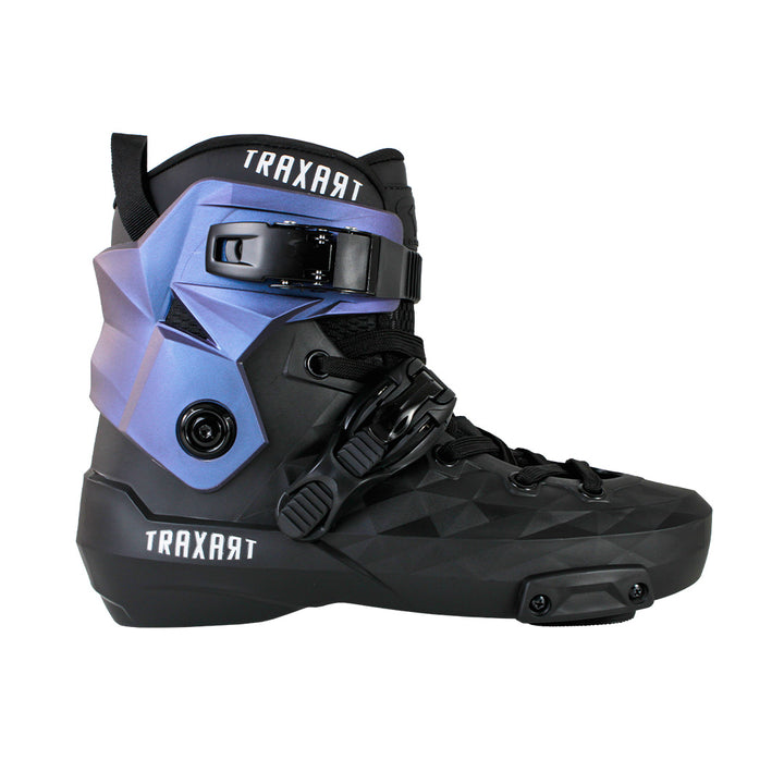 Bota Custom Preta com Cuff Holográfico