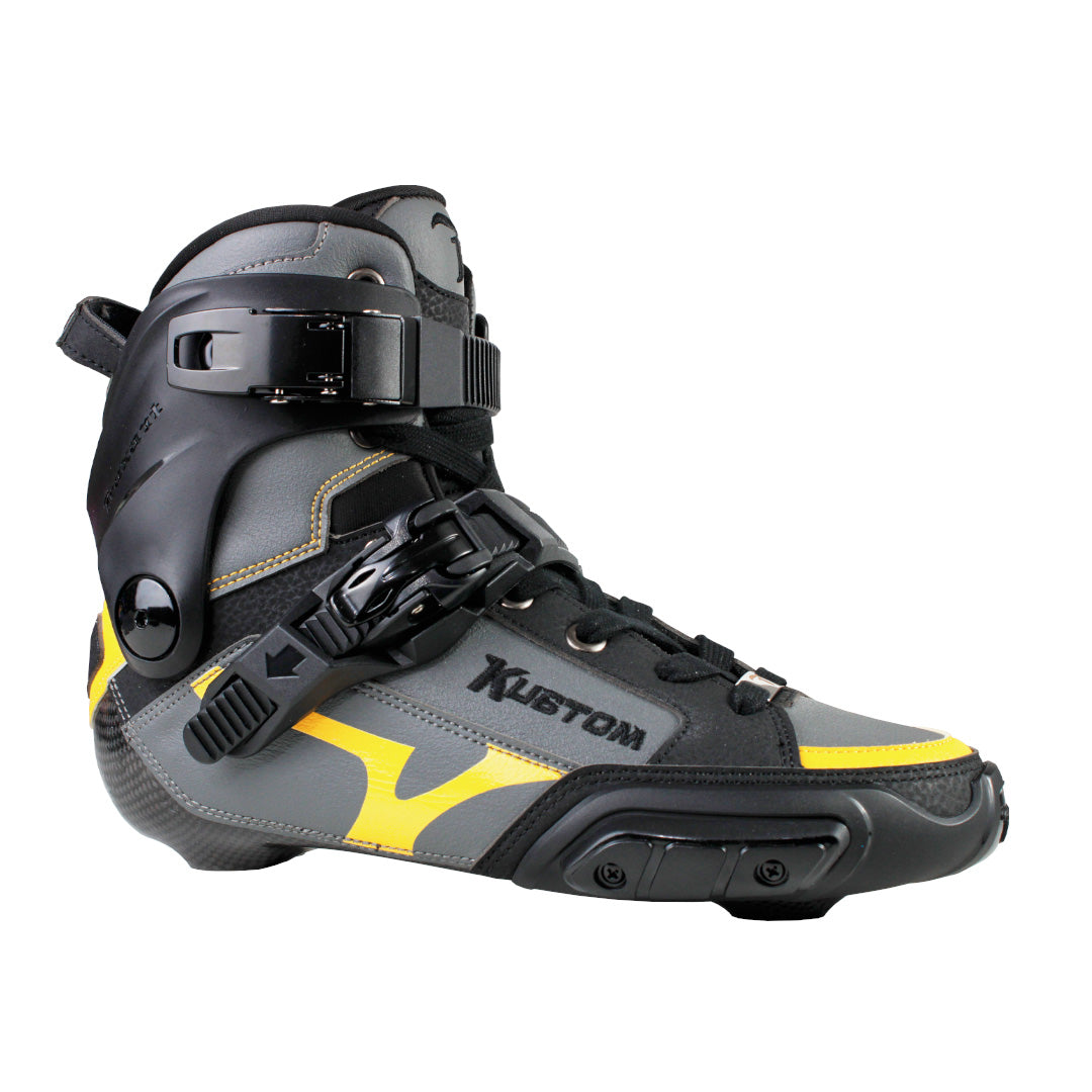Bota Freestyle Traxart Kustom Carbono Amarelo
