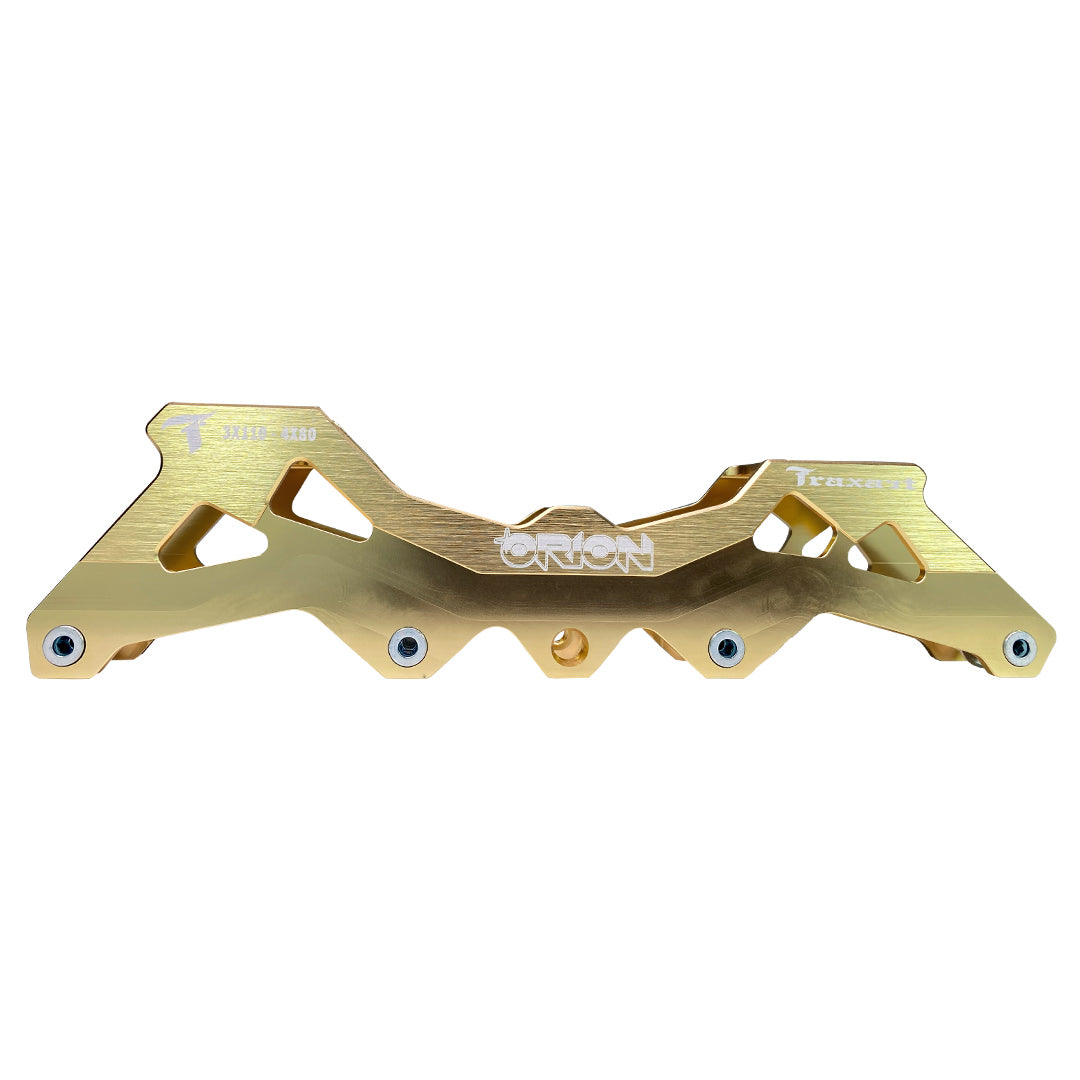 Base Híbrida Orion 3 Rodas 110mm ou 4 Rodas 80mm - Dourada