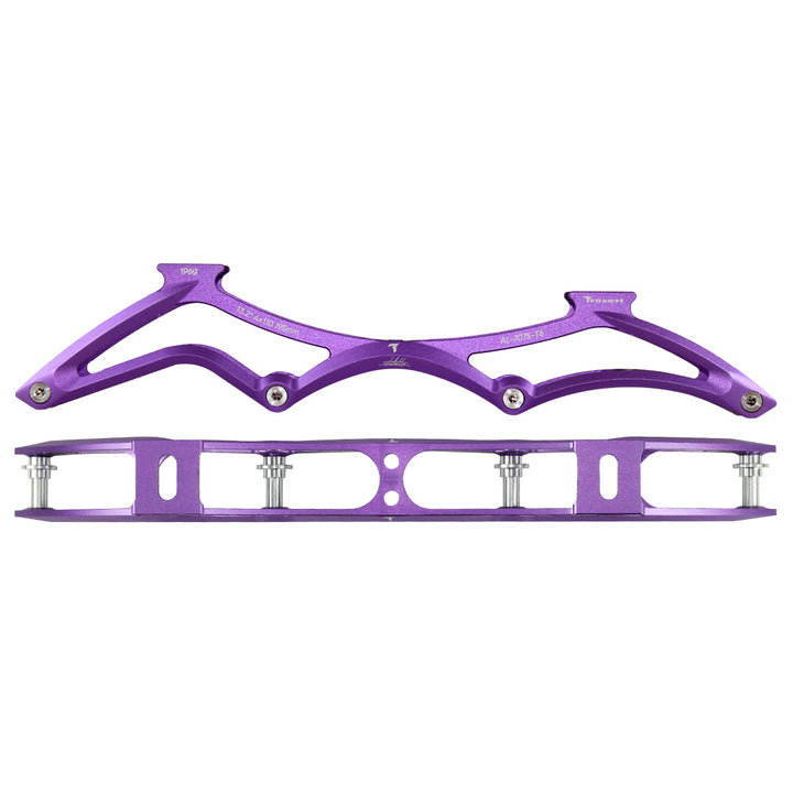 Base Para Patins Speed Stiletto 4x110mm - Roxa