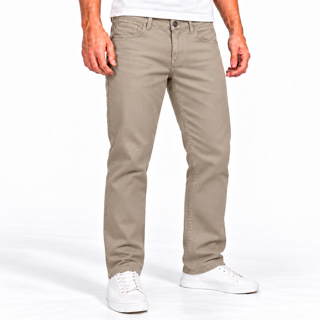 Calça Masculino Jeans Bege Claro GC-214