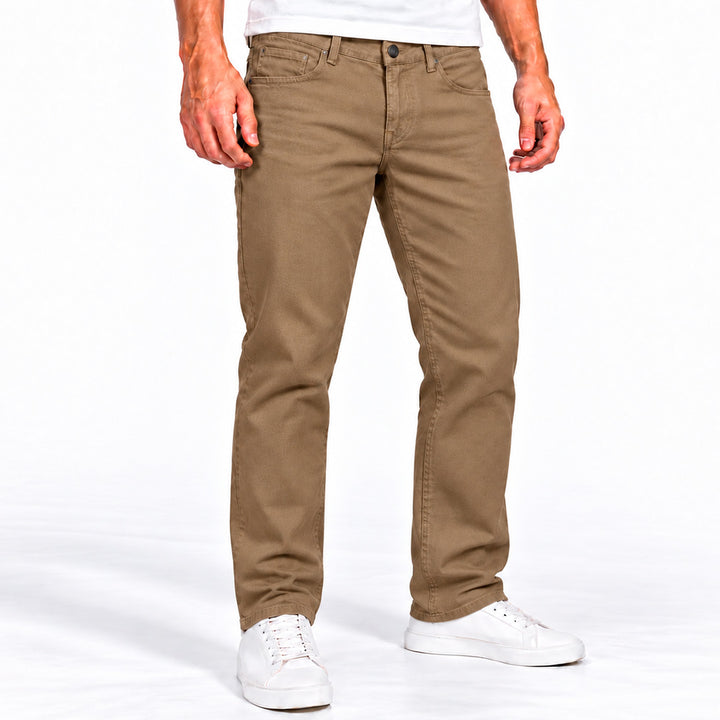 Calça Masculino Jeans Bege GC-215