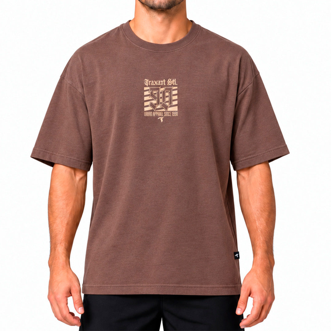 Camiseta Traxart Oversized Marrom GD-033