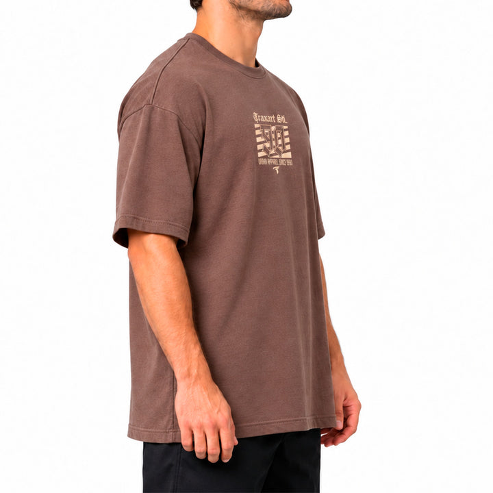 Camiseta Traxart Oversized Marrom GD-033