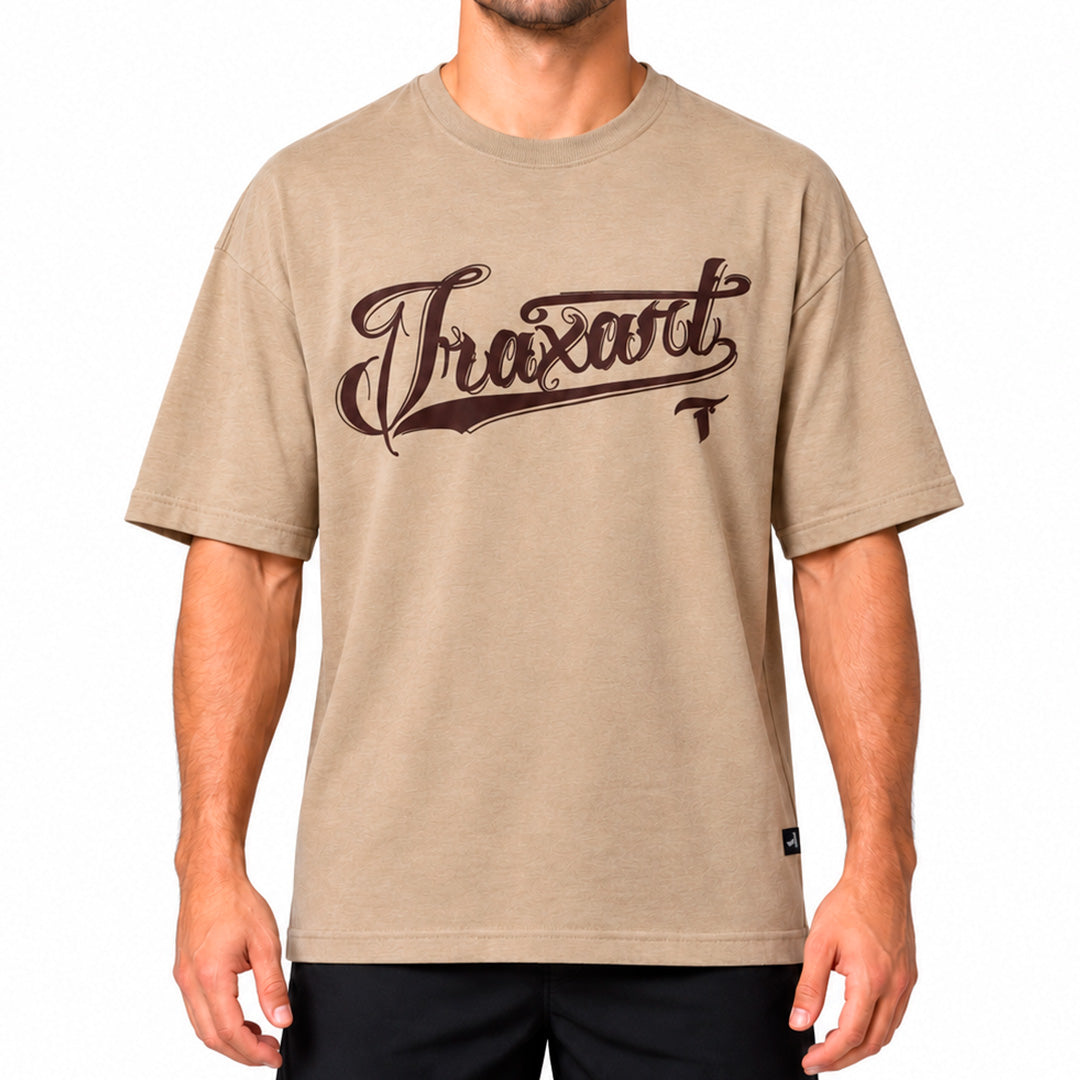 Camiseta Traxart Oversized Bege GD-036