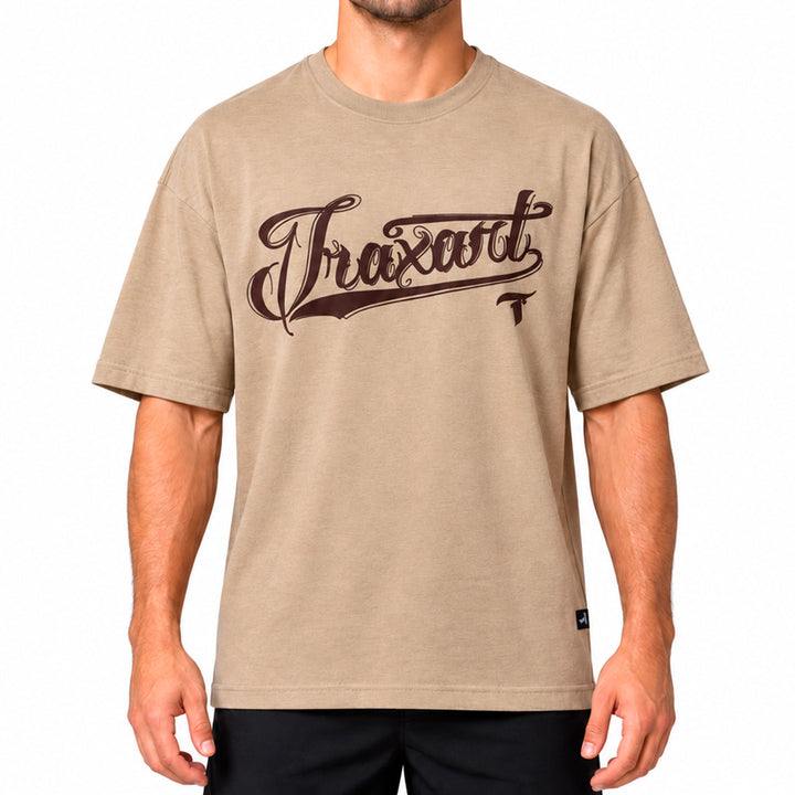 Camiseta Traxart Oversized Bege GD-036