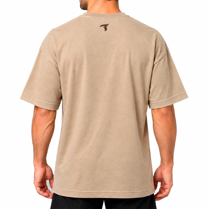 Camiseta Traxart Oversized Bege GD-036