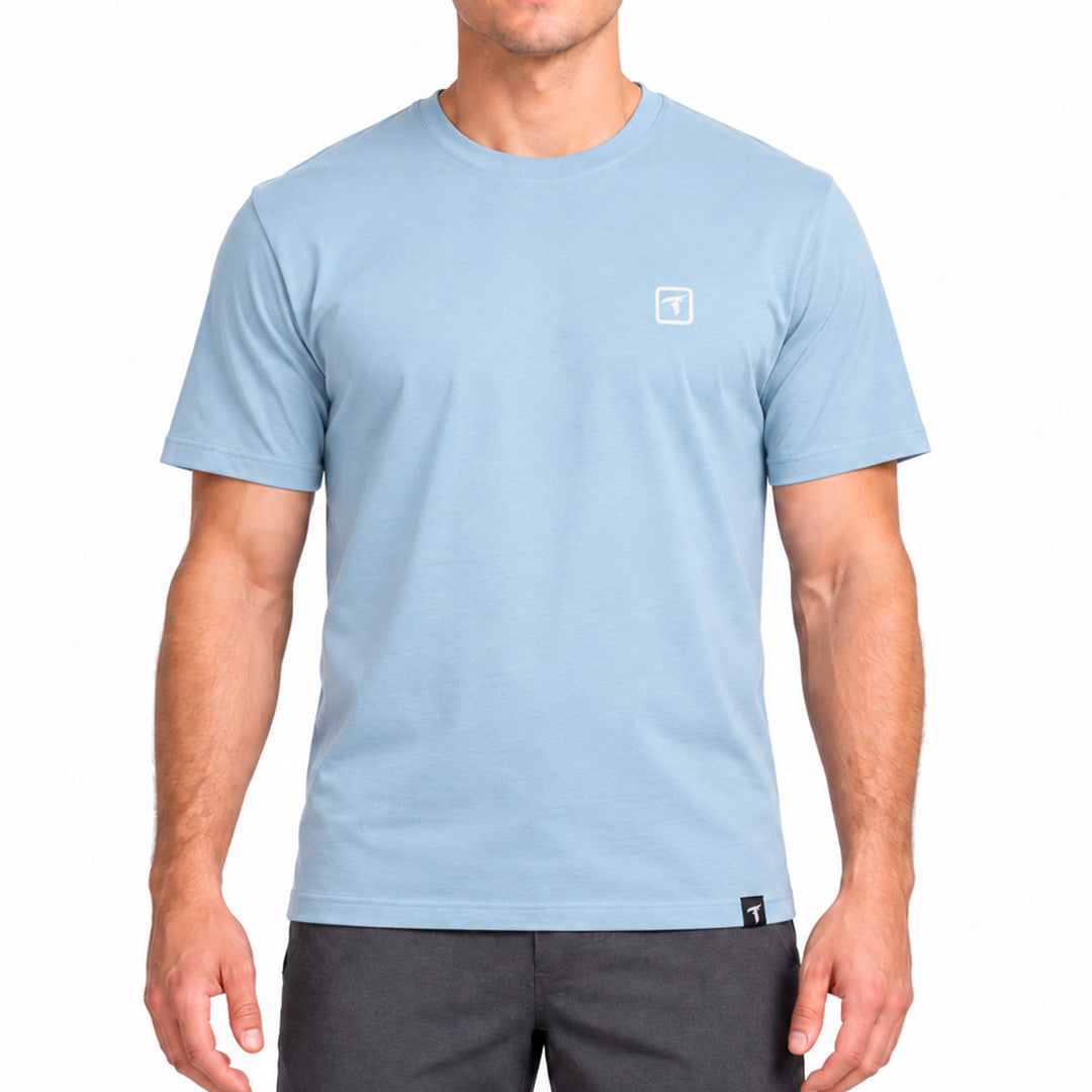 Camiseta Traxart Logo Azul Claro GD-242