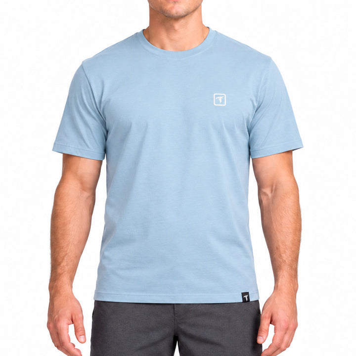 Camiseta Traxart Logo Azul Claro GD-242