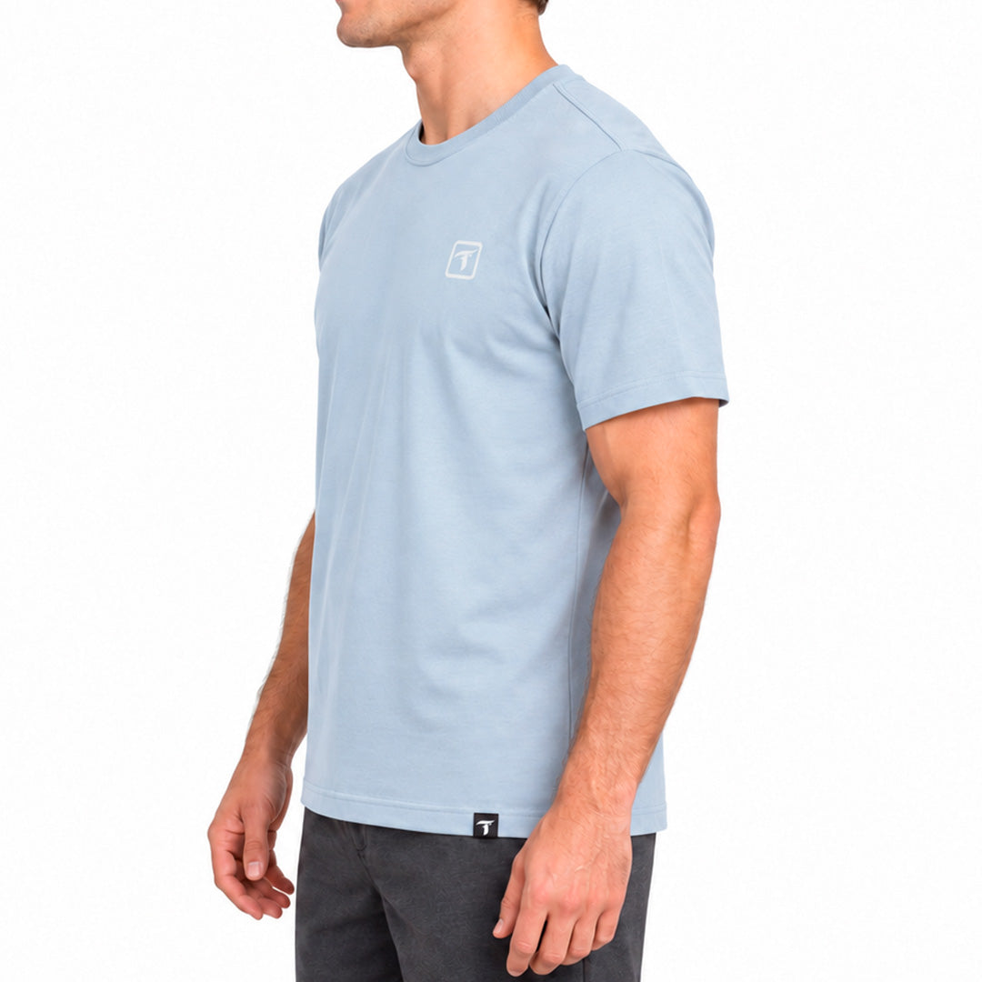 Camiseta Traxart Logo Azul Claro GD-242