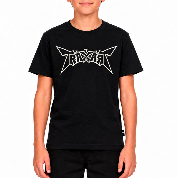 Camiseta Traxart Juvenil Style Logo Preta GC-328