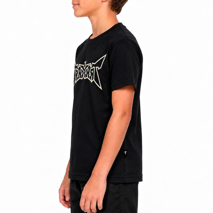 Camiseta Traxart Juvenil Style Logo Preta GC-328