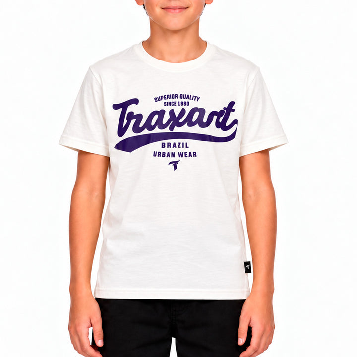Camiseta Traxart Juvenil Style Off White GC-321