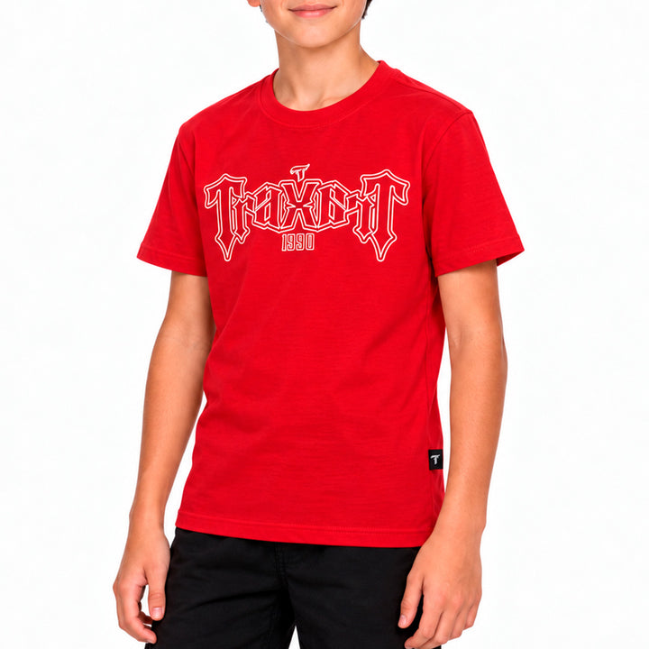 Camiseta Traxart Juvenil Vermelha GD-154