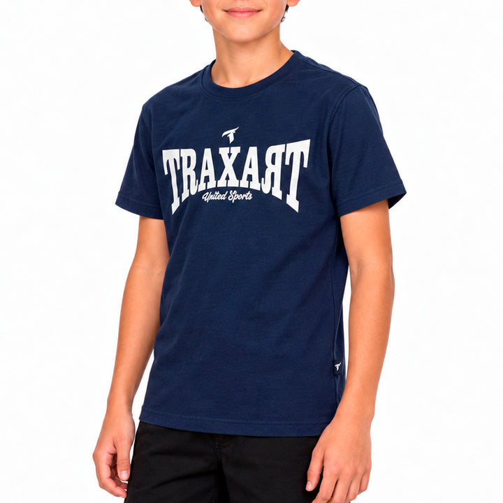 Camiseta Traxart Juvenil Azul Marinho GD-158