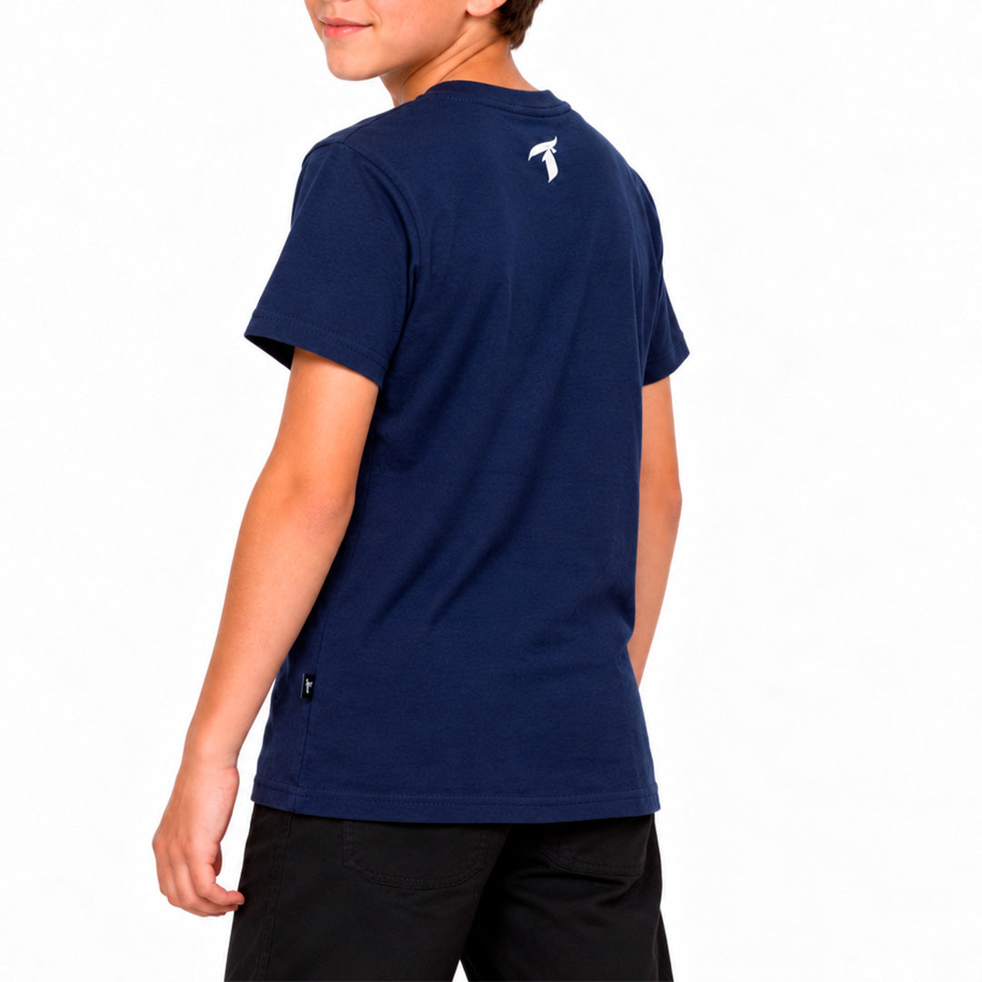 Camiseta Traxart Juvenil Azul Marinho GD-158