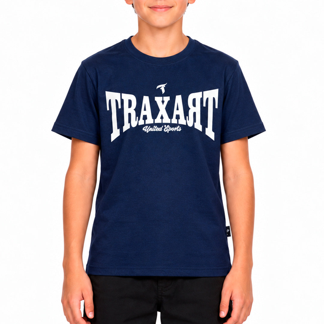 Camiseta Traxart Juvenil Azul Marinho GD-158