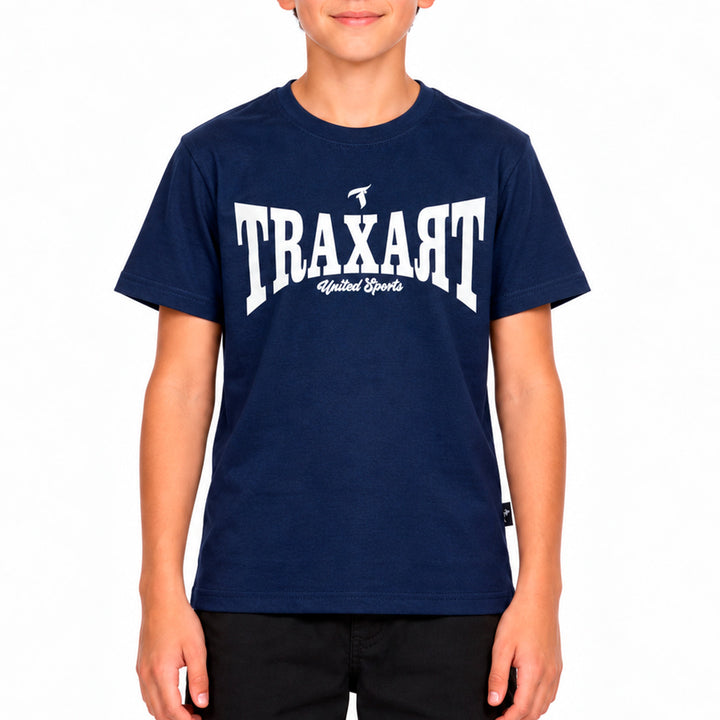 Camiseta Traxart Juvenil Azul Marinho GD-158