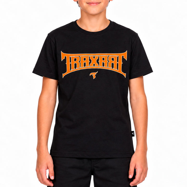 Camiseta Traxart Juvenil Preta GD-170