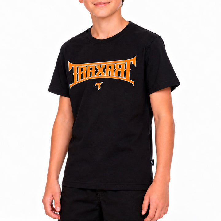Camiseta Traxart Juvenil Preta GD-170