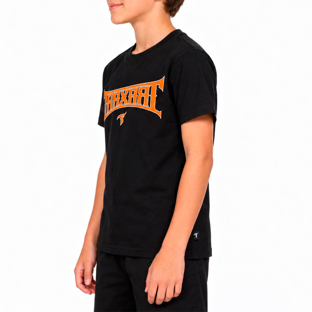Camiseta Traxart Juvenil Preta GD-170