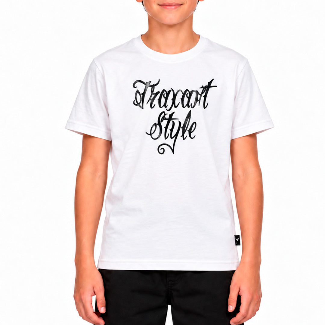 Camiseta Traxart Juvenil Style Off White GD-178