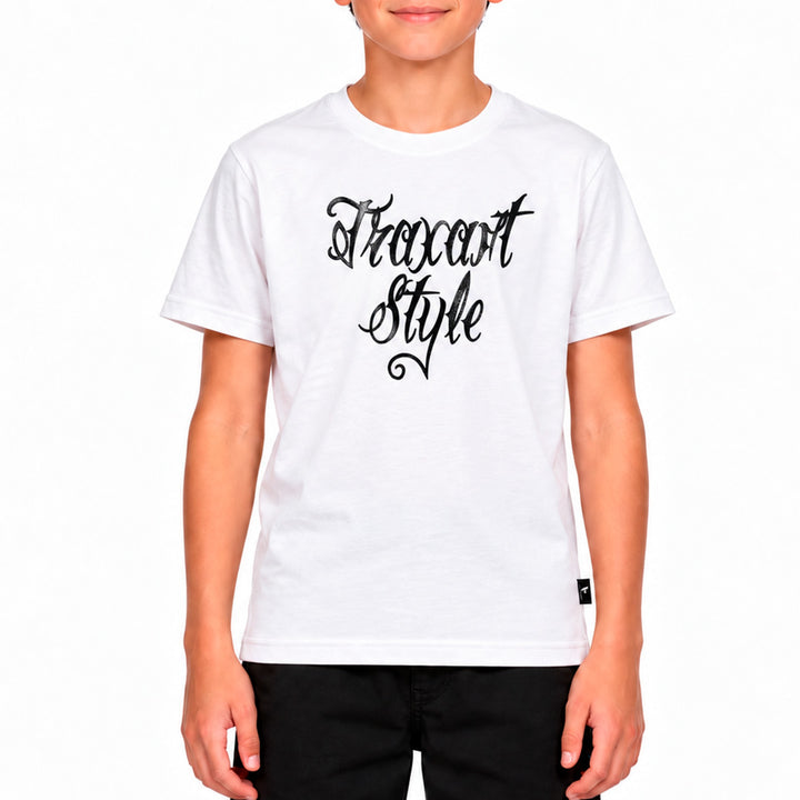 Camiseta Traxart Juvenil Style Off White GD-178