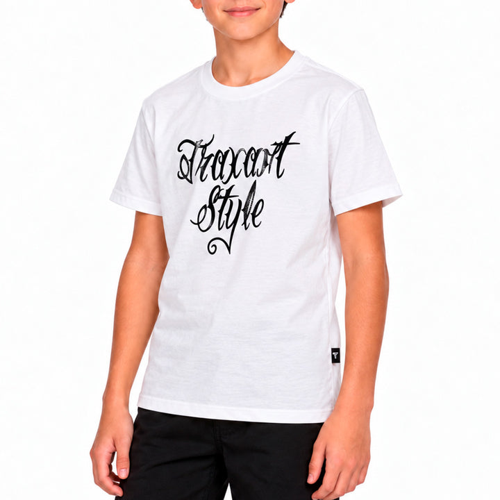 Camiseta Traxart Juvenil Style Off White GD-178