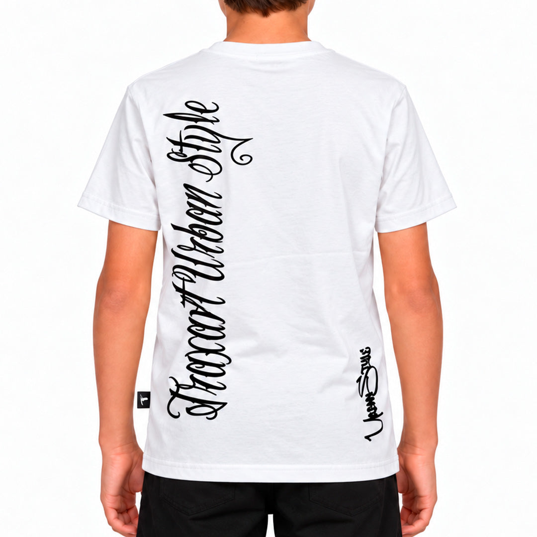 Camiseta Traxart Juvenil Style Off White GD-178
