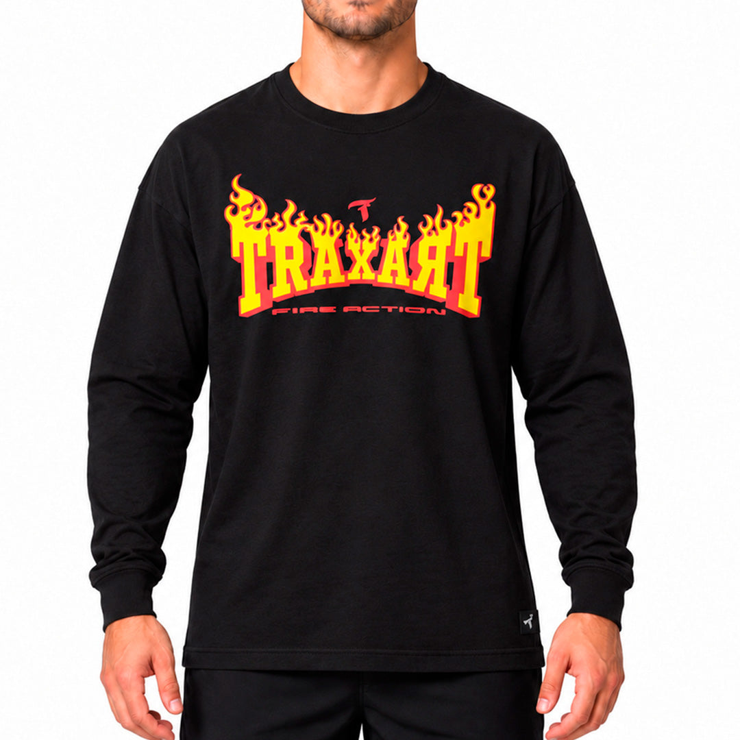 Camiseta Traxart Manga Longa Fire GD-006
