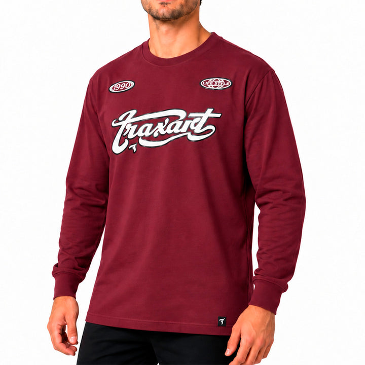 Camiseta Traxart Manga Longa Vinho GD-009