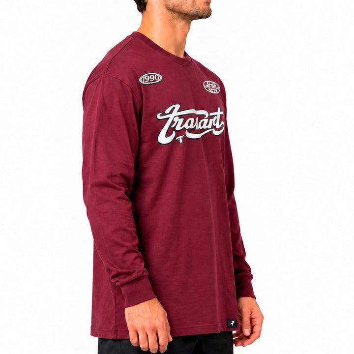 Camiseta Traxart Manga Longa Vinho GD-009
