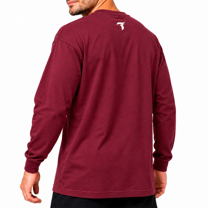 Camiseta Traxart Manga Longa Vinho GD-009