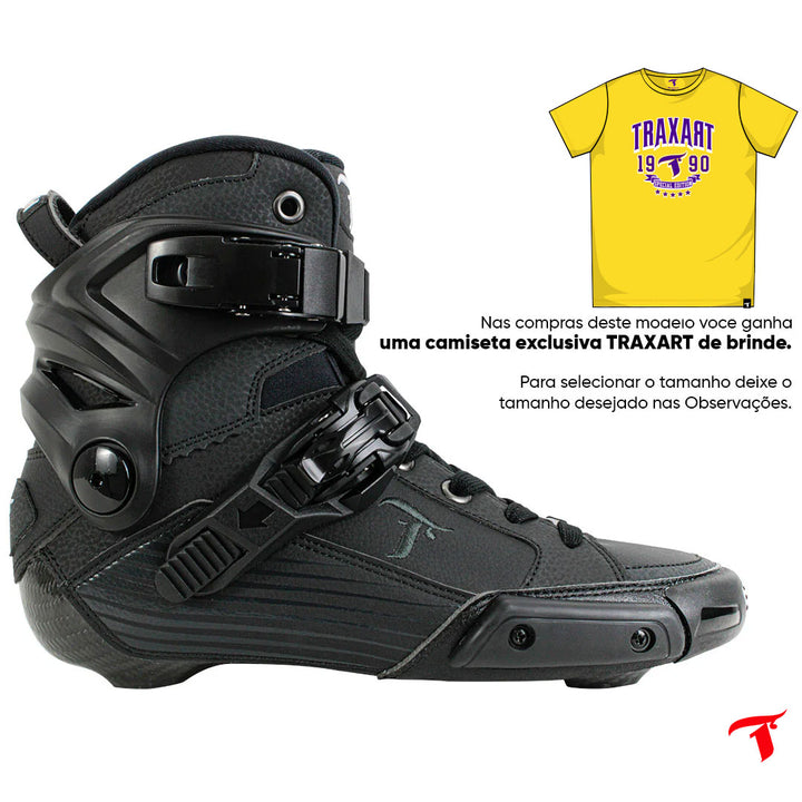 Bota Freestyle Traxart Kustom Carbono Preto