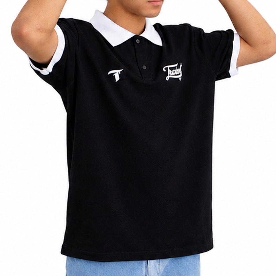 Camiseta Traxart Polo Preta GB-208