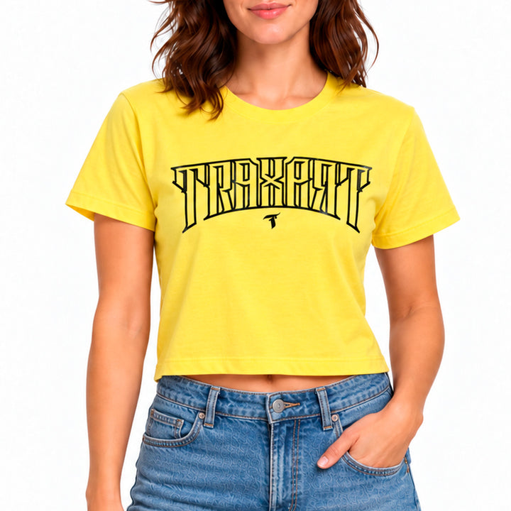 Blusinha Cropped Amarelo GD-163
