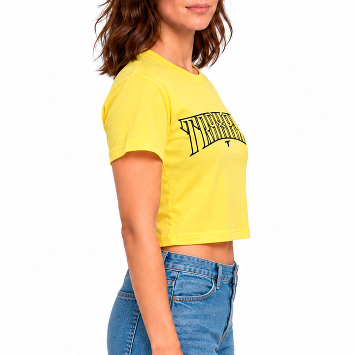 Blusinha Cropped Amarelo GD-163