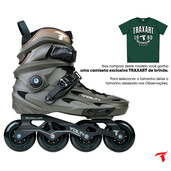 Patins Volt + 2.0 Titanium - 80mm ABEC-9