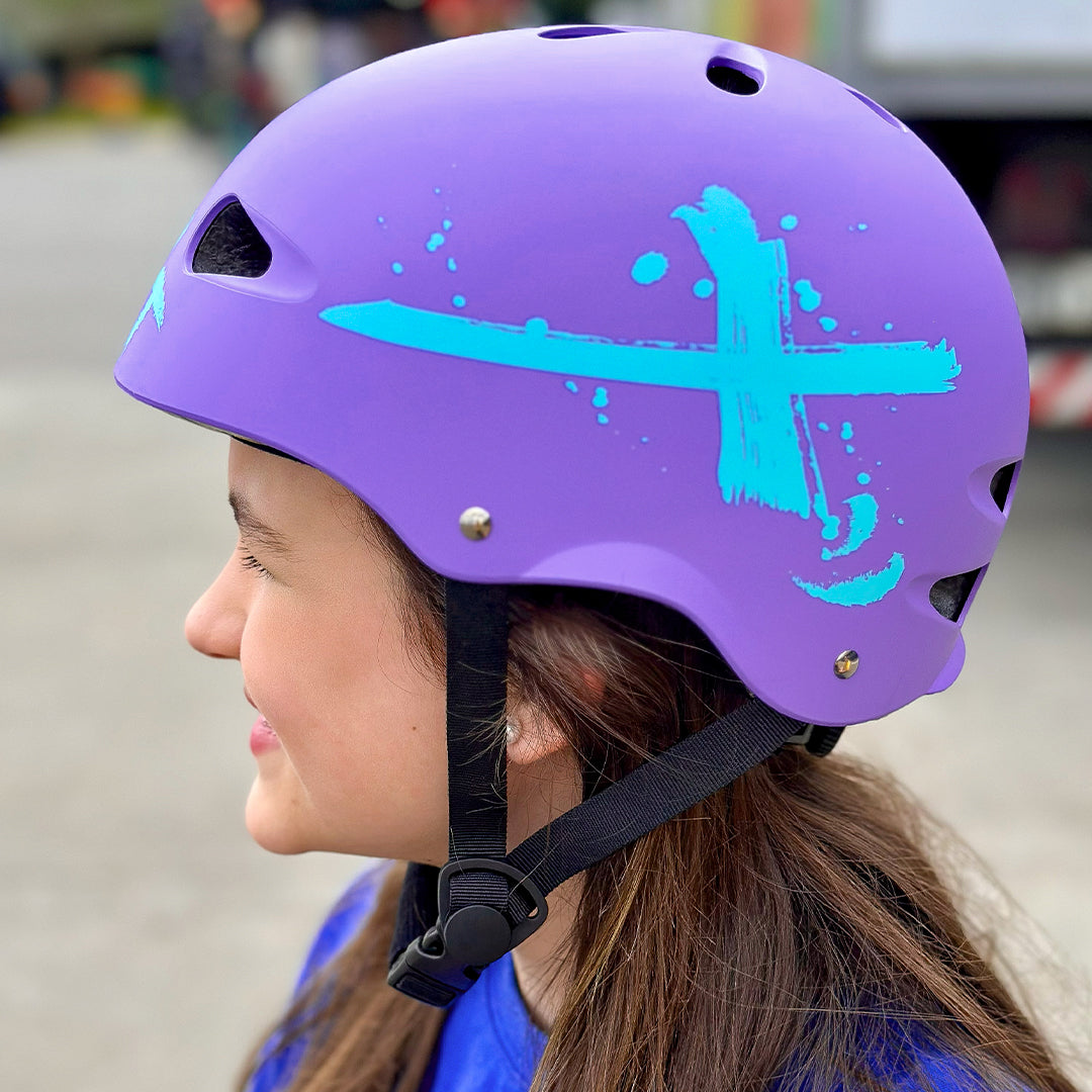 Capacete Intermediário X-PAINT Roxo GC-120