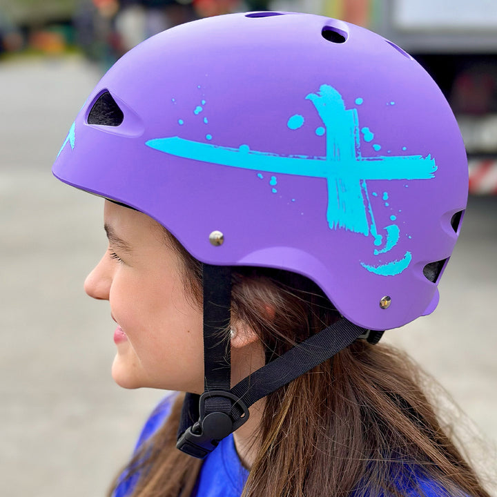 Capacete Intermediário X-PAINT Roxo GC-120