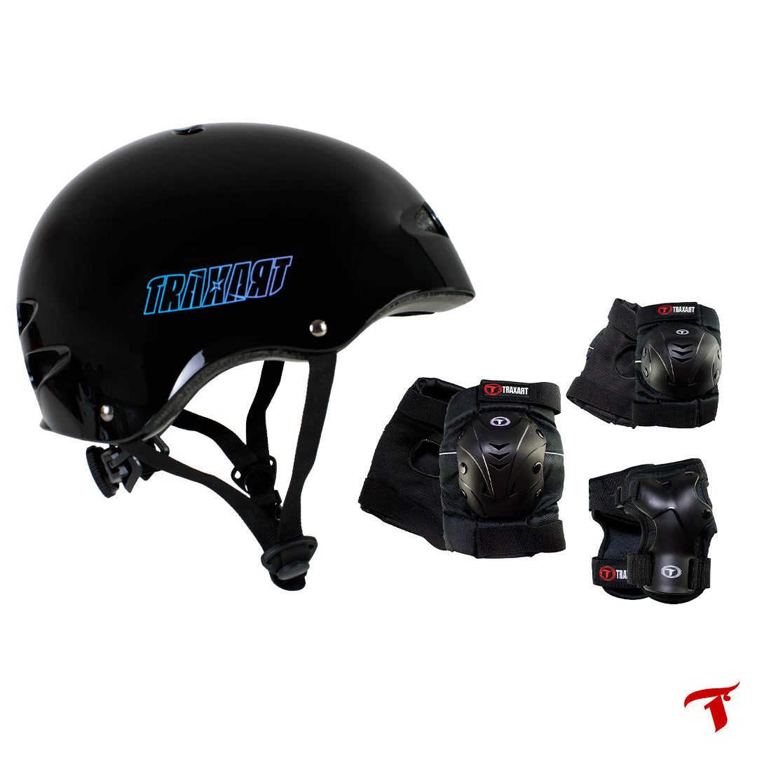 Kit Capacete de Micro Ajuste GALAXY Black + Proteção DR-029