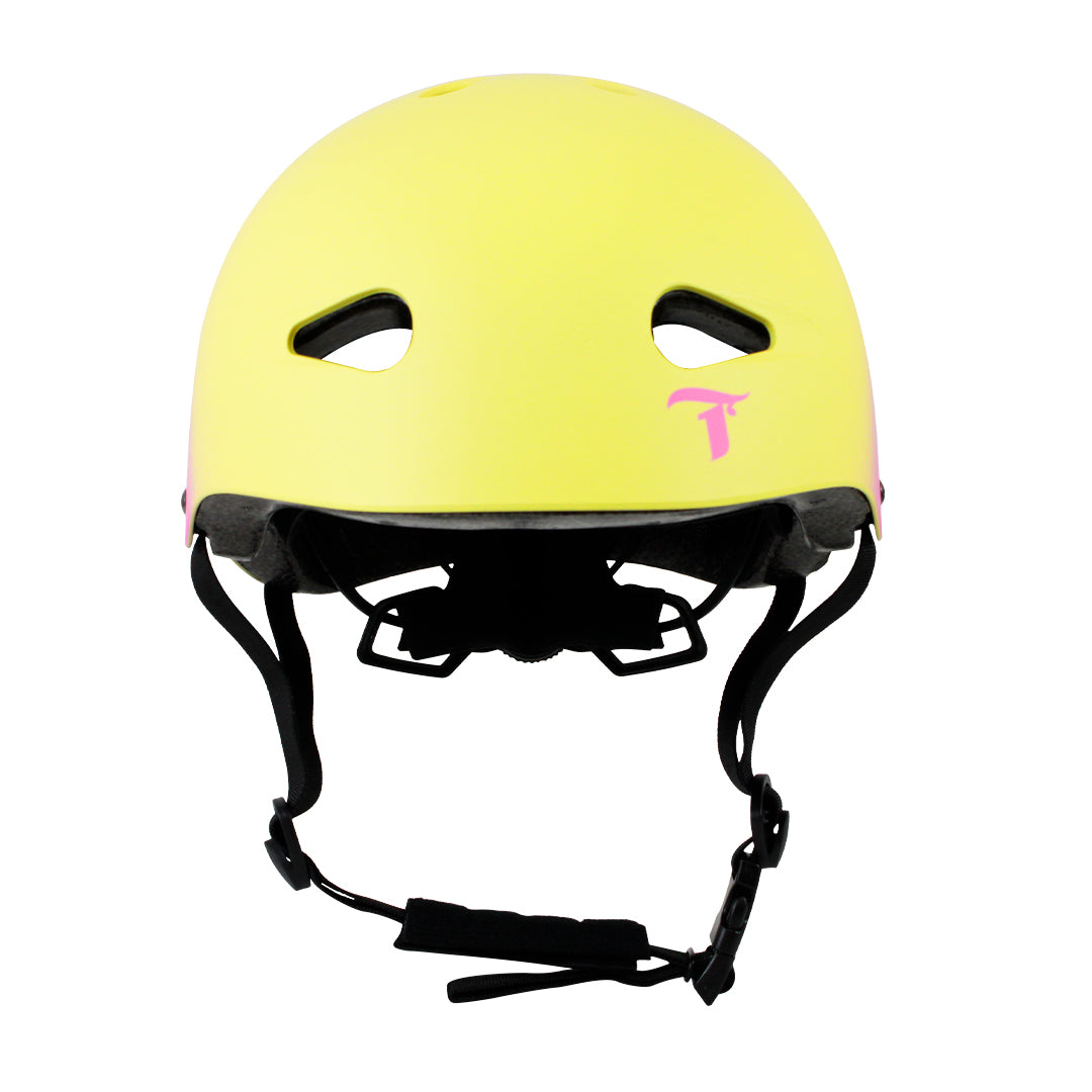 Capacete Intermediário Rainbow Amarelo e Pink GC-208