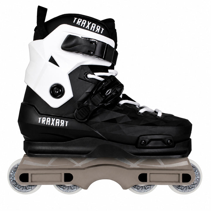 Bota Custom Preta com Base Street - Branca