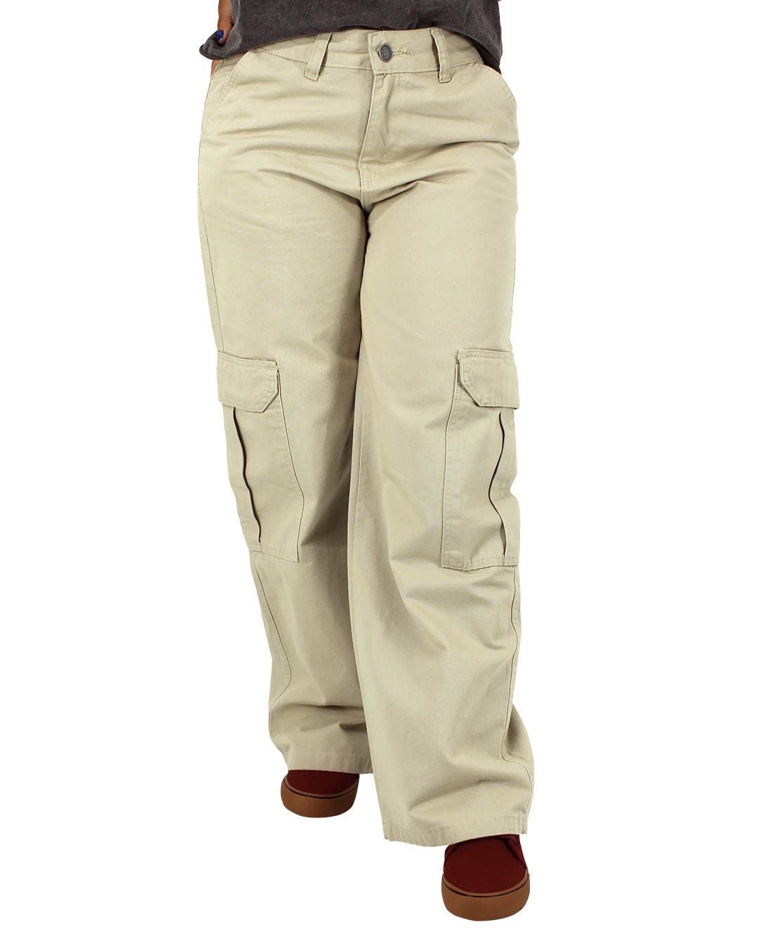 Calça Cargo Reta Feminina