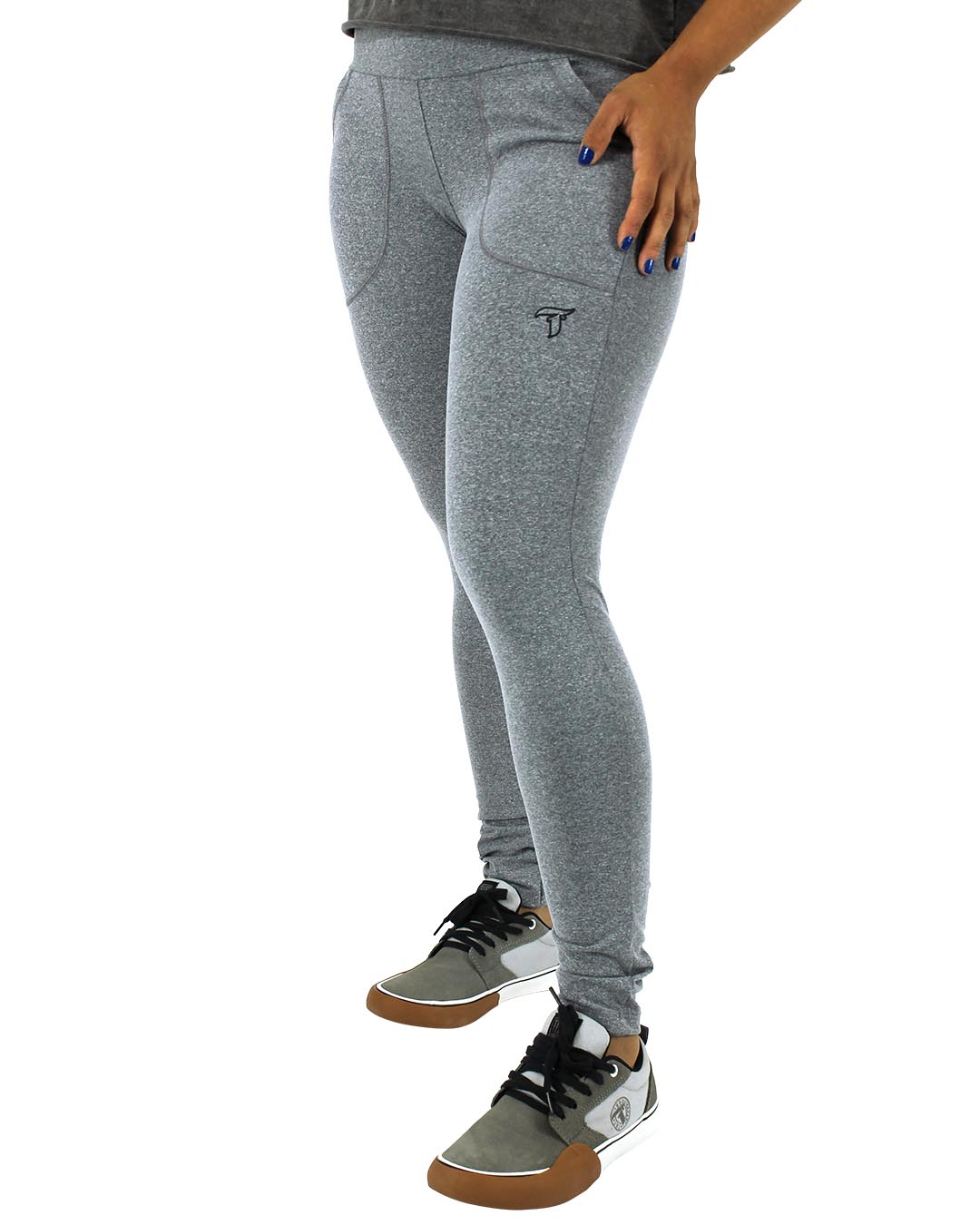 Calça Legging Feminina - Cinza