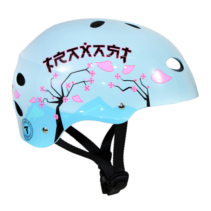 Capacete Pró Sakura azul Rosa GB-218