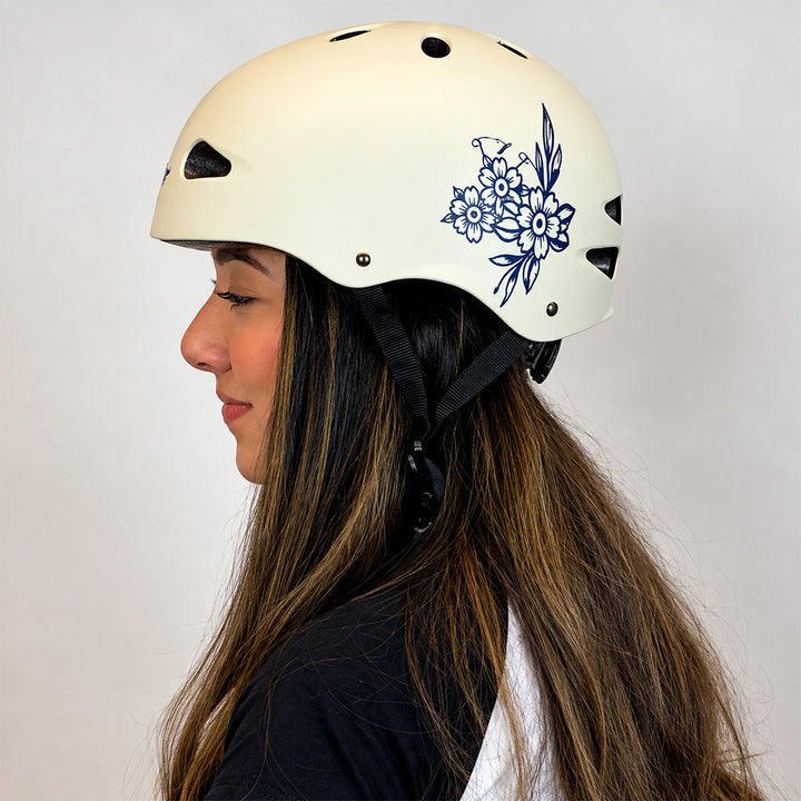 Capacete de Micro Ajuste PETALS Creme GD-056