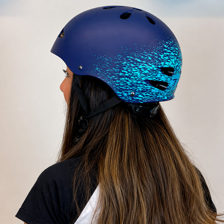 Capacete de Micro Ajuste SPRAY Blue GD-054