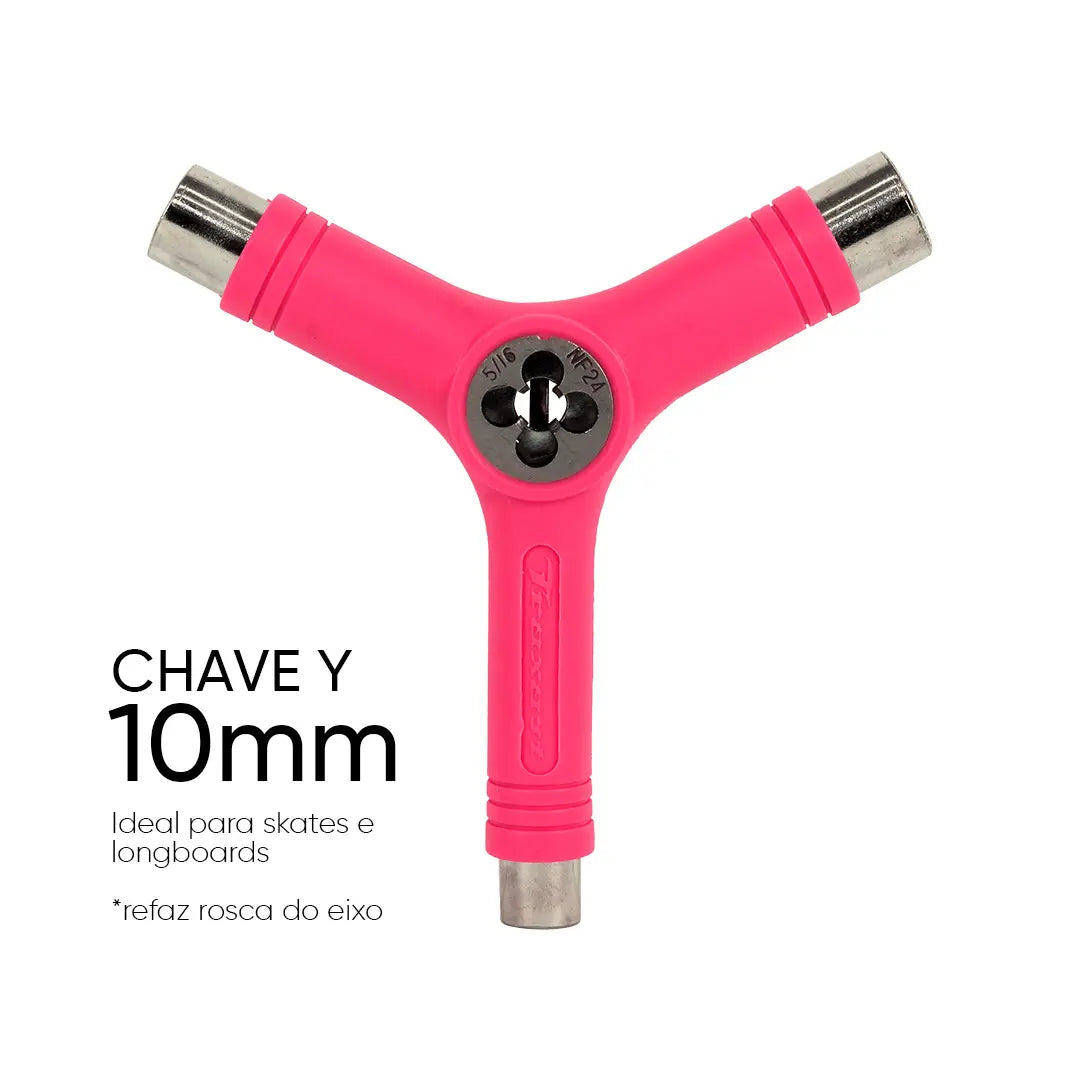 Chave em ‘Y’ 10mm Para Skate, Longboards DT-001